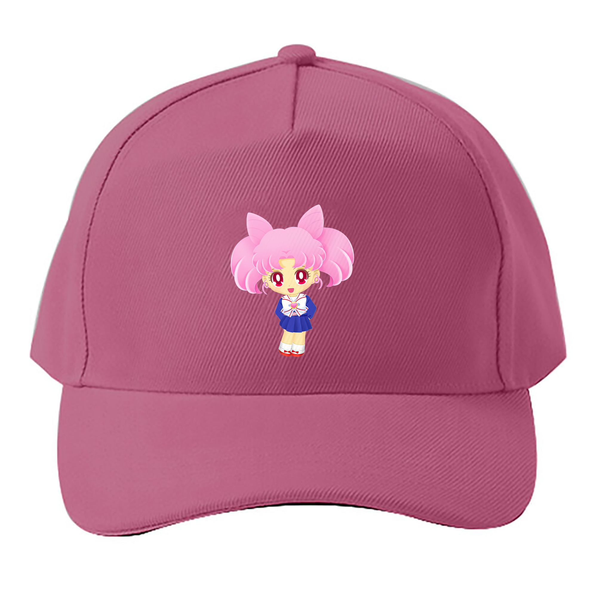 （画像用） 美少女戦士セーラームーン ちびうさ Sailor Moon Chibiusa Tsukino Usagi Small Lady Serenity ベースボールキャップ 綿100％ 男女兼用 帽子 スポーツ